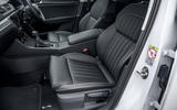 Skoda Superb iV 2020 road test review - front seats