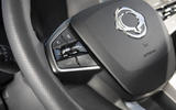 Ssangyong Korando 2019 road test review - steering wheel