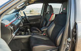 10 Toyota Hilux GR Sport RT 2023 front seats 10 Toyota Hilux GR Sport RT 2023 front seats