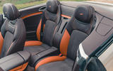 11 Bentley Continental GTC convertible RT 2023 rear seats