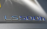 Lexus LS500h 2018 road test review engine badge