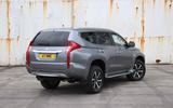 Mitsubishi Shogun Sport 2018 road test review static rear