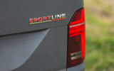 11 Volkswagen Transporter 2022 road test review rear badge