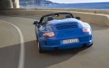 Porsche 911 Speedster rear cornering