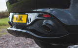 Aston Martin DBX 2020 road test review - exhausts