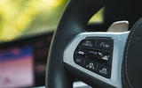 BMW X7 2020 road test review - steering wheel