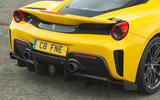 Ferrari 488 Pista 2019 road test review - rear end