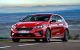 Kia Ceed GT 2019 road test review - cornering front