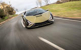12 lamborghini sian 2021 uk first drive review on road nose 12 lamborghini sian 2021 uk first drive review on road nose