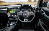 MG ZS EV 2019 road test review - dashboard