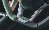 Seat Leon eHybrid 2020 road test review - steering wheel