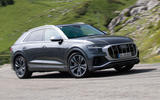 Audi SQ8 2019 road test review - cornering front