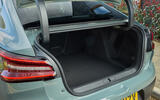 13 Citroen e C4 X 2025 review boot saloon 13 Citroen e C4 X 2025 review boot saloon