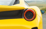 Ferrari 488 Pista 2019 road test review - rear lights