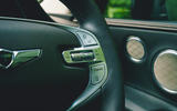 13 Genesis GV80 2021 road test review steering wheel 13 Genesis GV80 2021 road test review steering wheel