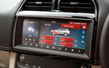 Jaguar F-Pace SVR 2019 road test review - drive modes display