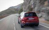 Mercedes-AMG GLB 35 2020 road test review - cornering rear