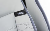 13 Mini Cooper E Electric 2024 review white seat detail
