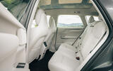 13 Volvo EX60 autocar road test review rear seats