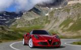no title Alfa Romeo 4C spotted track testing