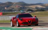 no title Alfa Romeo 4C spotted track testing