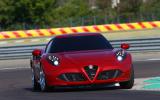 no title Alfa Romeo 4C spotted track testing