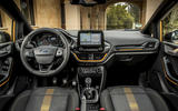Ford Fiesta Active 2018 road test review dashboard