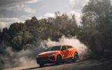 14 Lamborghini Urus SE 2024 review front cornering off road 14 Lamborghini Urus SE 2024 review front cornering off road
