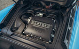 14 Lotus Emira V6 2025 Autocar road test review engine