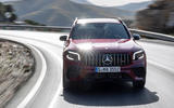 Mercedes-AMG GLB 35 2020 road test review - on the road nose