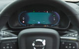 14 Volvo C40 Recharge RoadTest 2022 gauge cluster