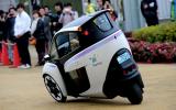 no title Toyota i-Road starts testing in Tokyo