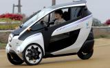 no title Toyota i-Road starts testing in Tokyo