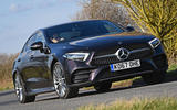 Mercedes-Benz CLS 400d 2018 review on the road front