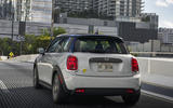 Mini Electric 2020 road test review - on the road rear Mini Electric 2020 road test review - on the road rear
