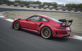 Porsche 911 GT3 RS 2018 review cornering rear