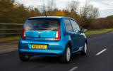 Skoda Citigo 2017 first drive review on the road rear