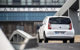 SKoda Citigo-e IV 2020 road test review - on the road rear SKoda Citigo-e IV 2020 road test review - on the road rear