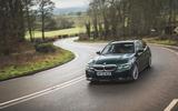 16 alpina d3 touring 2021 uk first drive review cornering front 16 alpina d3 touring 2021 uk first drive review cornering front