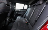 BMW X4 2018 road test review rear seats