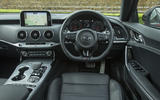 Kia Stinger GT line 2018 review dashboard