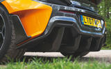 McLaren 600LT Spider 2019 road test review - rear splitter