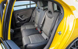 Mercedes-AMG A35 2018 review - rear seats