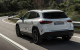 Mercedes-Benz GLA 2020 road test review - on the road rear Mercedes-Benz GLA 2020 road test review - on the road rear