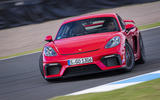 Porsche 718 Cayman GT4 2019 road test review - drift front