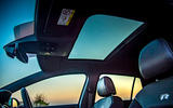 Volkswagen Golf R 2019 road test review - sunroof interior
