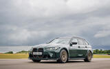 17 BMW M3 CS Touring 2025 Autocar review front driving 17 BMW M3 CS Touring 2025 Autocar review front driving