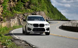 BMW X3 M Competition 2019 review - cornering front