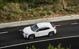 Lexus UX 2019 road test review - on the road aerial view
