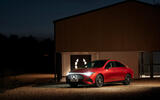 17 Mercedes Benz CLA EV 2026 Autocar road test driving lights
